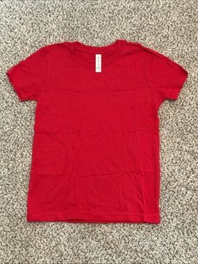 Bella + Canvas Vibrant Red Crewneck Tee